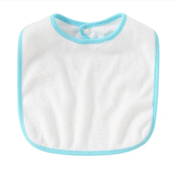 Infant Toddler Newborn Baby Bibs Knitted Terry Interlock Cotton Soft Bibs for Eating