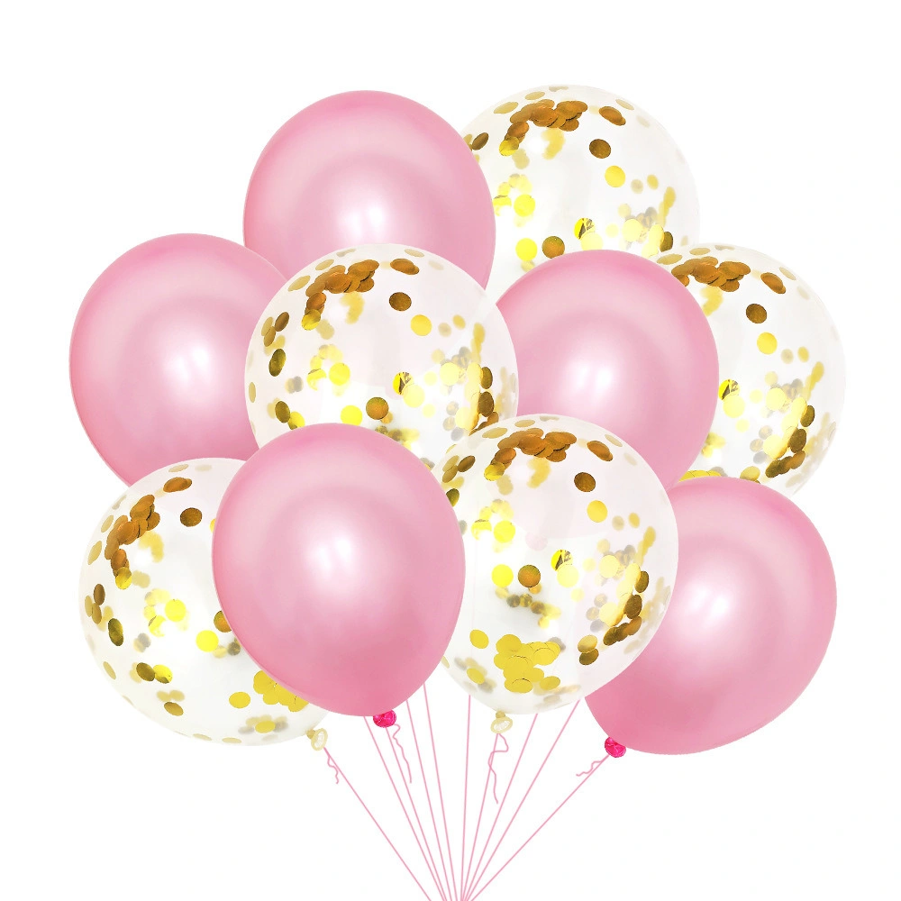 Event Decorations 10 Pieces Latex Confetti Balloons Set Birthday Party Wedding Baby Shower Proposals Bl14501