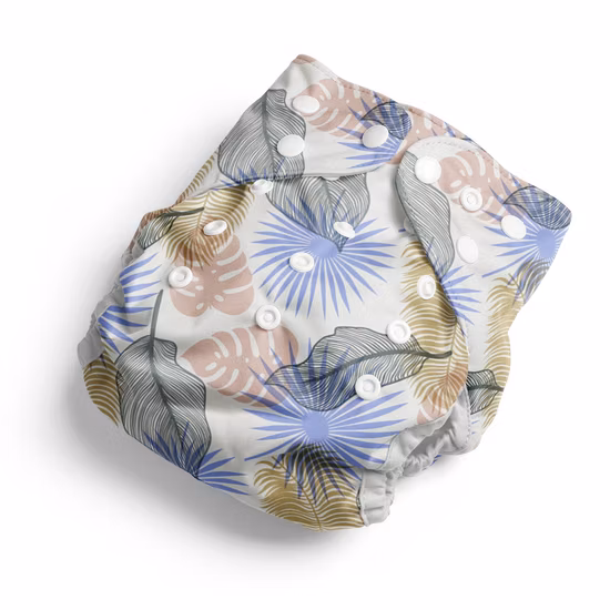 Set di pannolini riutilizzabili XL in tessuto di bambù con logo personalizzato economico, pannolino lavabile per neonato in garza di mussola a prova di perdite